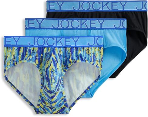 Jockey Men's Underwear Active Microfiber Brief - 3 Pack in Kuwait