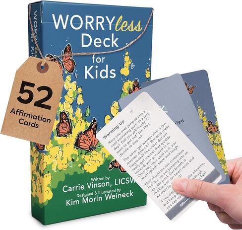 Kids Deck - Emotional Regulation Tools for Kids, 52 Therapy Cards with Affirmations & Coping Skills, Helps Children Talk About Feelings, Ideal Tools for Health Therapists in Kuwait