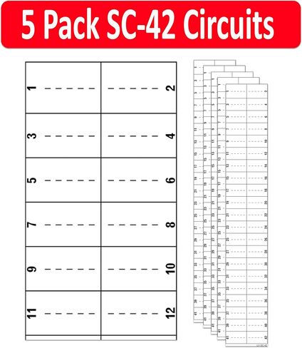 32 Circuits 2 Pack Vinyl Replacement for Square D Schnider Homeline Electrical Circuit Breaker Fuse Panel Directory Labels Stickers Decals LSDL Waterproof in Kuwait