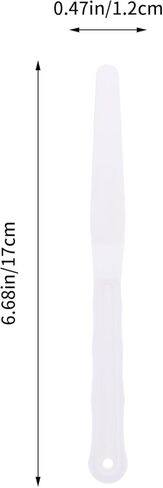 90 pcs Scraper Mixing Oil/Spatula Long Portable Acrylic Tools Painting Supplies Color White Drawing Accessories Spreading for Art Plastic Knives Tool Scratching Applying in Kuwait