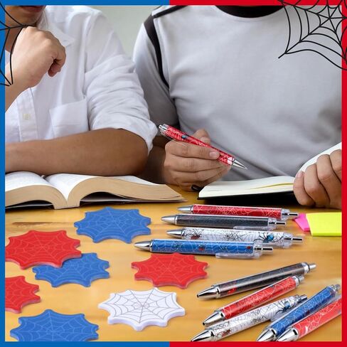 24 PCS Dog Paw Party Party مجموعة بما في ذلك 12 أقلام نقاط Paw Pattern و 12 ملاحظات لزجة لحفل الكلب الأزرق ديكورات عيد ميلاد اللوازم in Kuwait
