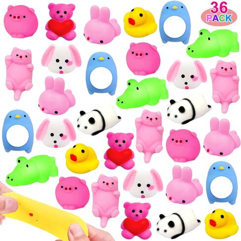 36 حزمة بطاقات عيد الحب للأطفال حيوانات مملوءة مسبقا موتشي سحق ألعاب تململ الإجهاد التخلص من ألعاب الضغط على هدايا عيد الحب للأطفال فصول الأطفال جوائز لعبة فالنتين in Kuwait