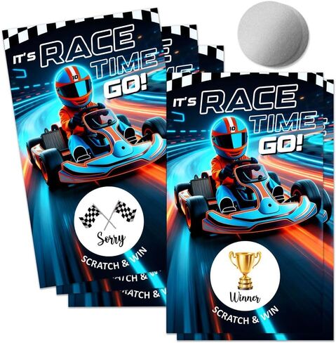 50 Psc Horse Racing Theme Scratch off Game Cards, Horse Race Scratch Cards for Baby Shower Birthday Party, Group Games Enterprises Activity, Kentucky Horse Derby Supplies, Derby Day Supply in Kuwait