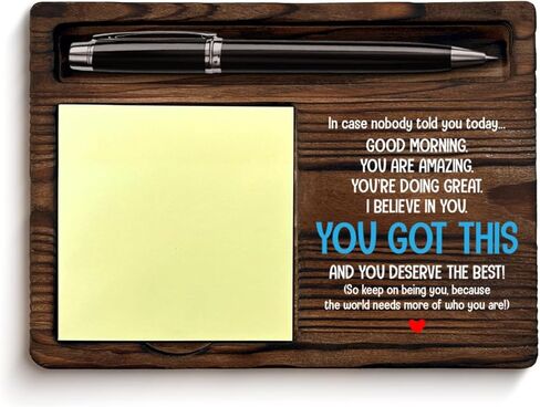 Inspirational Gifts It's Okay to Be Yourself Sticky Note Holder Motivational Self-Stick Note Pad Holders Home School Counselor Therapy Office Classroom Decor in Kuwait
