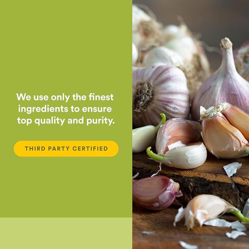 العوامل الطبيعية Garlicrich ، Super Strength Garlic + Reishi ، 120 تأخر الكبسولات النباتية in Kuwait