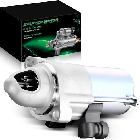 Starter Motor fits for:-Honda Accord 2.4L 2013-2017, Civic 2.0L 2016-2019, CRV L4 2.4L 2015-2016 1.6KW 12V Replace OE# 10914N, 10914, 16201, 52057, SR1355X, SM74009 in Kuwait
