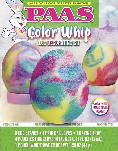 PAAS Color Whip Easter Egg Decorating Kit - America's Favorite Easter Tradition in Kuwait