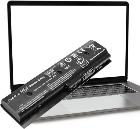 MO06 MO09 بطارية الكمبيوتر المحمول HP Pavilion DV4-5000 DV6-7000 DV7-7000 DV7T-7000، HSTNN-LB3P HSTNN-YB3N HSTNN-LB3N HP Envy M6-1045DX M6-1035DX M6-1125DX 671567-421 671567-831 672412-001 H2L55AA in Saudi Arabia