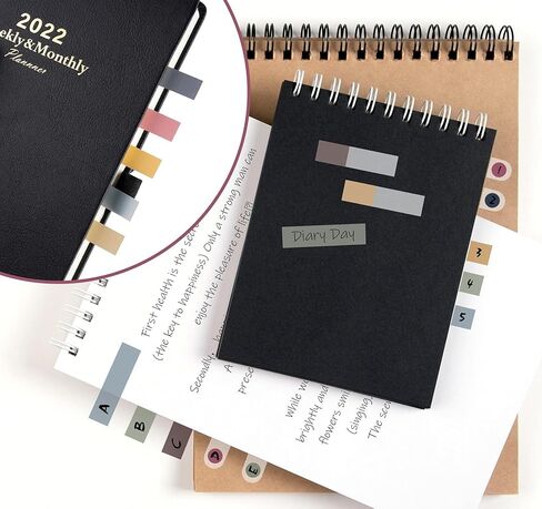 10 علامات تبويب للصفحات بألوان موراندي، 3 علامات تبويب مؤشرة لاصقة، 1200 قطعة من علامات التبويب التوضيحية للكتاب، علامات تبويب واضحة للملاحظات اللاصقة للكتاب، شريط أعلام كتاب قابل للكتابة وتغيير الموضع لمستلزمات التعليقات التوضيحية للكتاب in Kuwait