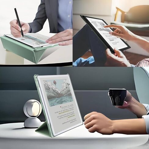 DMLuna Kindle Paperwhite Case, Fits 11th Generation 2021, 6.8", Hands Free Stand Smart Protective Durable Premium PU Leather Cover with Auto Sleep Wake, Hand Strap, Card Slot, Purple in Kuwait