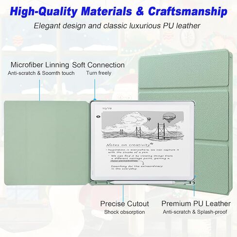 DMLuna Kindle Paperwhite Case, Fits 11th Generation 2021, 6.8", Hands Free Stand Smart Protective Durable Premium PU Leather Cover with Auto Sleep Wake, Hand Strap, Card Slot, Purple in Kuwait