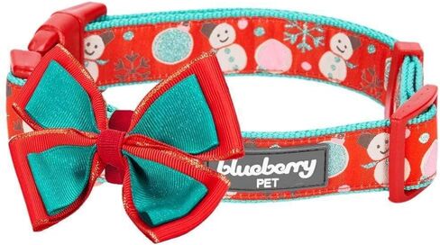 Blueberry Pet 5 أنماط بحرية بحرية زرقاء زرقاء قابلة للتعديل الكلب باندانا طوق مع ربطة عنق ، صغيرة ، الرقبة 12 "-16" in Saudi Arabia