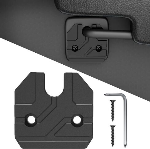 طقم إصلاح Sun Visor Fits لـ Dodge RAM 1500 TRUCTS 2019-2023 ، 1 حزمة مقطع من الألومنيوم الأسود SUN POSOR ، مُثبت سيارات SUN VISOR ، مجموعة مقطع شاحنات ، مقاطع من أجل السيارات ، دودج رام 1500 ملحقات in Kuwait