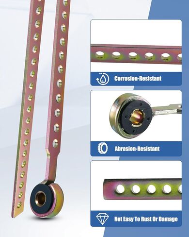Height Control Valve Linkage Fit for HD Trucks and Tractors, 14 Inch Max Adjustable Leveling Valve Control Kit Replace 48100367 HAL48100367 767653245843 in Saudi Arabia