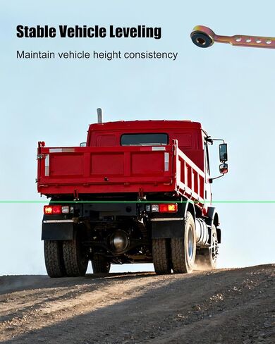 Height Control Valve Linkage Fit for HD Trucks and Tractors, 14 Inch Max Adjustable Leveling Valve Control Kit Replace 48100367 HAL48100367 767653245843 in Saudi Arabia