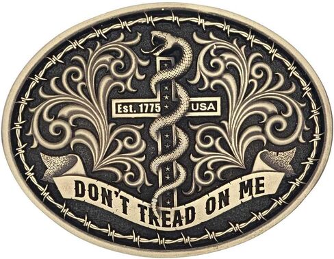 Montana Silversmiths 2nd Amendment Heritage Attitude Buckle in Saudi Arabia