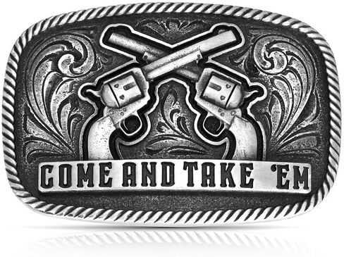 Montana Silversmiths 2nd Amendment Heritage Attitude Buckle in Saudi Arabia