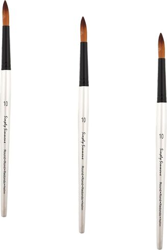 Daler-Rowney ببساطة Simmons Paintbrush ، حجم 10 ، أبيض (حزمة 3) in Kuwait