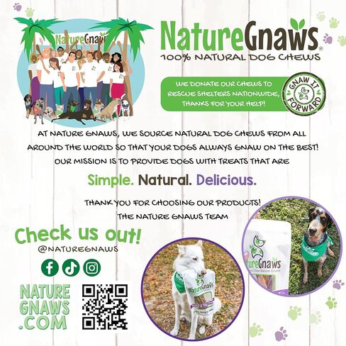 Nature Gnaws USA Lamb Lung Filets for Dogs (8oz) - Single Ingredient Natural Dog Chew Treats – Made in USA - Rawhide Free in Kuwait