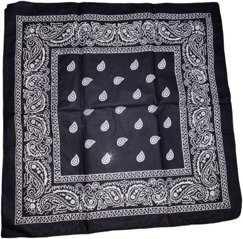 Bandanas Multi-Purpose Red Bandanas Paisley Cowboy Polyester Headbands 22x22 inch in Saudi Arabia