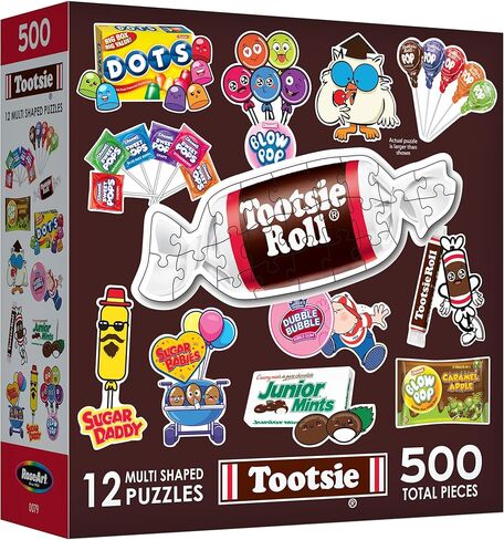 RoseArt - Mini Shaped Multipack - Tootsie Roll - 500 Piece Jigsaw Puzzle for Adults in Saudi Arabia