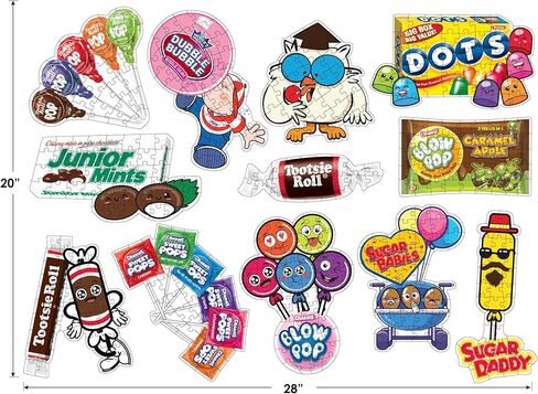 RoseArt - Mini Shaped Multipack - Tootsie Roll - 500 Piece Jigsaw Puzzle for Adults in Saudi Arabia