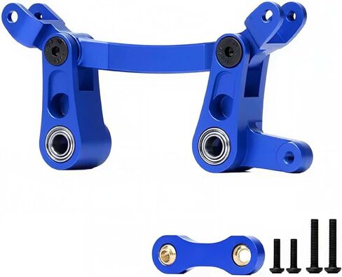 Aluminum Steering Bellcrank & Steering Link Upgrades Parts for Arrma 1/10 Granite SENTON 3S MEGA Big Rock KRATON Outcast 4S 1/8 Typhon 3S MEGA，Replacement of # AR340132 ARAC3020（Red） in Saudi Arabia