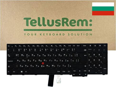 لوحة مفاتيح بديلة من TellusRem أمريكية غير مزودة بإضاءة خلفية لجهاز Lenovo Thinkpad E550 E560 E560c in Kuwait