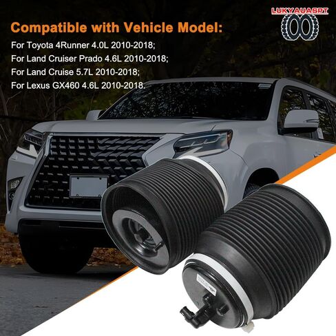 حقيبة زنبركية لربط الهواء الخلفية اليمنى متوافقة مع لكزس GX470 لتويوتا 4Runner 2002-2009 لتويوتا برادو 120 2003-2009 4808035011 48080-35011 in Kuwait