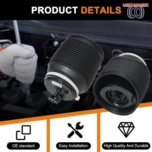 حقيبة زنبركية لربط الهواء الخلفية اليمنى متوافقة مع لكزس GX470 لتويوتا 4Runner 2002-2009 لتويوتا برادو 120 2003-2009 4808035011 48080-35011 in Kuwait