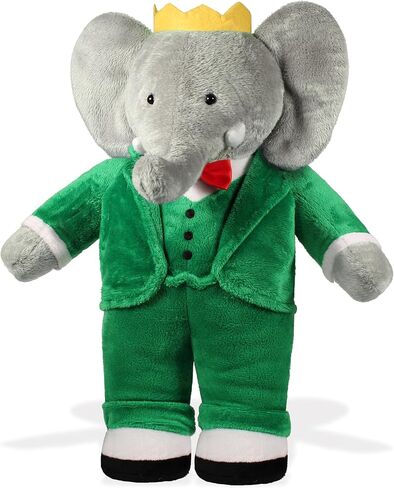 YOTTOY Classics Collection | Classic Seated Babar Soft Stuffed Animal Plush Toy- 9.5" H in Saudi Arabia