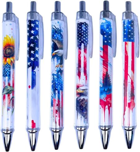 6PC Autism Pens Mental Awareness Pen Pencil Bulk Month Special Needs Party Favors Social Work Classroom Office Decor Decorations School Supplies Items Stuff Accessories Gifts for Mom Mama Coworker in Saudi Arabia
