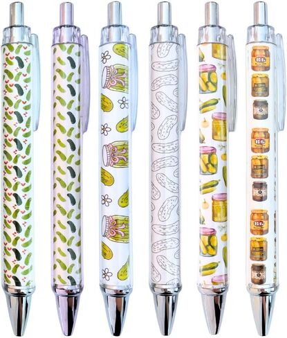 6PC Autism Pens Mental Awareness Pen Pencil Bulk Month Special Needs Party Favors Social Work Classroom Office Decor Decorations School Supplies Items Stuff Accessories Gifts for Mom Mama Coworker in Saudi Arabia