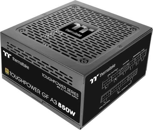 Thermaltake Toughpower GF A3 Snow Edition 850W 80+ Gold وحدات كاملة SLI/Crossfire جاهزة ATX 3.0 مزود طاقة؛ يتضمن موصل PCIe Gen.5 بقدرة 450 وات 12VHPWR؛ PS-TPD-0850FNFAGU-N; ضمان 10 سنوات in Kuwait