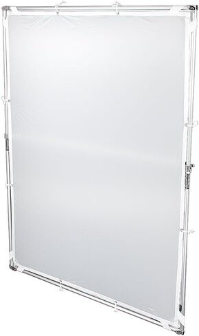 Fotodiox Pro Studio Solutions 122x122cm (48x48in) Boom Sun Scrim Kit – Collapsible Frame with Diffusion, Silver/White Cover, Boom Handle & Carry Case in Saudi Arabia
