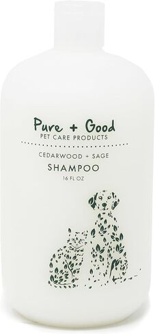 Sandalwood and Coconut Shampoo, Warm and Mellow Sandalwood with Coastal Coconuts, Formulated for All Pets, Gentle and Cleansing, Made in The USA, Cruelty Free,16 fl oz in Kuwait