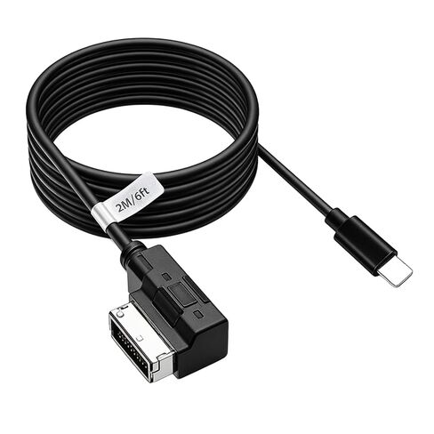 AMI Music Interface Type C Adapter Aux Cable Plus Compatible with A3 A4 A5 A6 A8 MMI 3G+ System for 17 Pro 17 Pro Max Air 16 Pro 16 Pro Max 15 15 Plus 15 Pro Android Google Pixel Galaxy (Type-C 3.3FT) in Kuwait