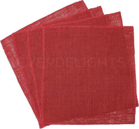 CleverDelights 20 Inch Navy Burlap Squares - 12 Pack - Jute Burlap Fabric - Finished Edges - 20" x 20" in Saudi Arabia