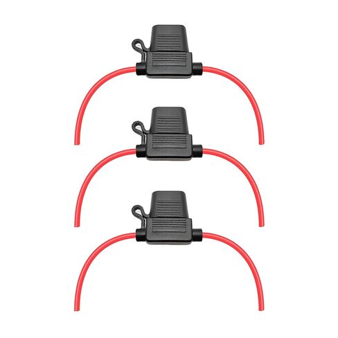 Vantronik مقاومة للماء ، حامل الصمامات 10 حزمة لـ ATO ATC متوسطة شفرة في المركبات/القارب/RV/الجرار ، و 14 Gauge AWG ، وطول 10 بوصات in Kuwait