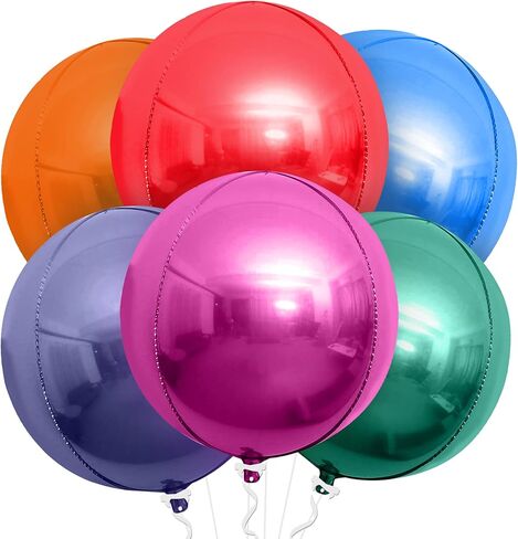 KatchOn, Big Tire Balloons for Birthday Boy Decorations - 18 Inch, Pack of 6 | Wheels Balloons for Two Fast Birthday Decorations | Race Car Birthday Party Decorations | Auto Mechanic Party Decorations in Saudi Arabia