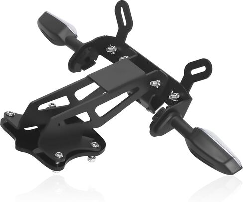 License Plate Holder Bracket Rear Fender Eliminator Kit Rear Tail Tidy LED Indicator Turn Signal Blinker Kit Compatible with MT-09 MT09 SP 2021 2022 2023 (Smoke) in Kuwait