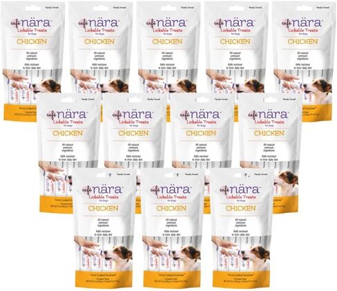 Café Nara Chicken Flavored Lickable Treats for Dogs - Pack of 6 in Kuwait
