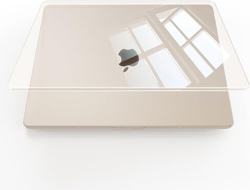 Compatible for MacBook Air 13.6 inch Case M3 M2 2024-2022 Release Model A3113 A2681, Sturdy Protective Plastic Hard Shell Case Cover for MacBook Air M2 13 inch Case - Midnight Clear in Kuwait