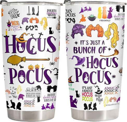 34HD Witches Brew Tumbler 20oz من الفولاذ المقاوم للصدأ ، كوب القهوة الشقيقة ، Sanderson Sister Gift لعيد الميلاد هالوين ، هدية المبيعات للنساء in Kuwait
