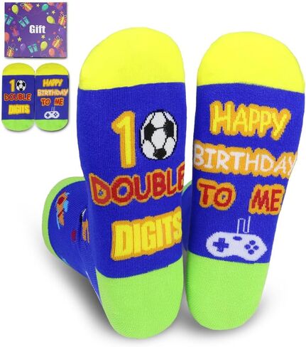 Basketball Socks for Tween Girls Boys Age 10th Birthday GIfts - Double Digits Birthday Gift Ideas Presents-Ten Year Old Girl Gifts in Saudi Arabia