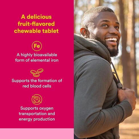 Natural factors Easy Iron chewables 20mg 60 tabs (Multi-Pack) in Kuwait