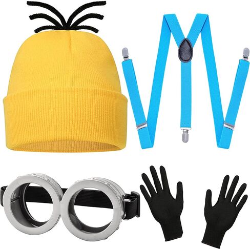 Halloween Women Adult Costume Accessories with Hat Assembled Goggles Gloves Funny Kids Costume Cosplay in Saudi Arabia