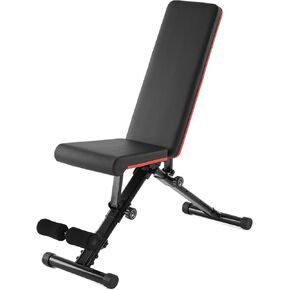 Adjustable Weight Bench for Home Gym, Foldable Workout Equipment for Full Body Strength Training, Incline Decline Sit-Up Bench, 795LBS Capacity for Chest, Shoulders, Arms in Kuwait