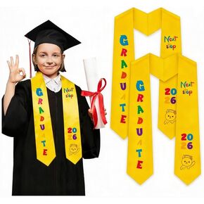 2pcs سرقت التخرج في مرحلة ما قبل المدرسة من فئة 2025 تخرج تخرج مخصص للأطفال in Kuwait