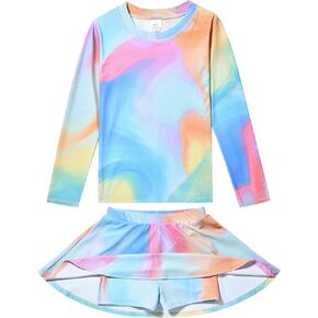 2 عبوة: حارس الفتيات الطفح بقطعة بدلة السباحة طويلة الأكمام in Kuwait